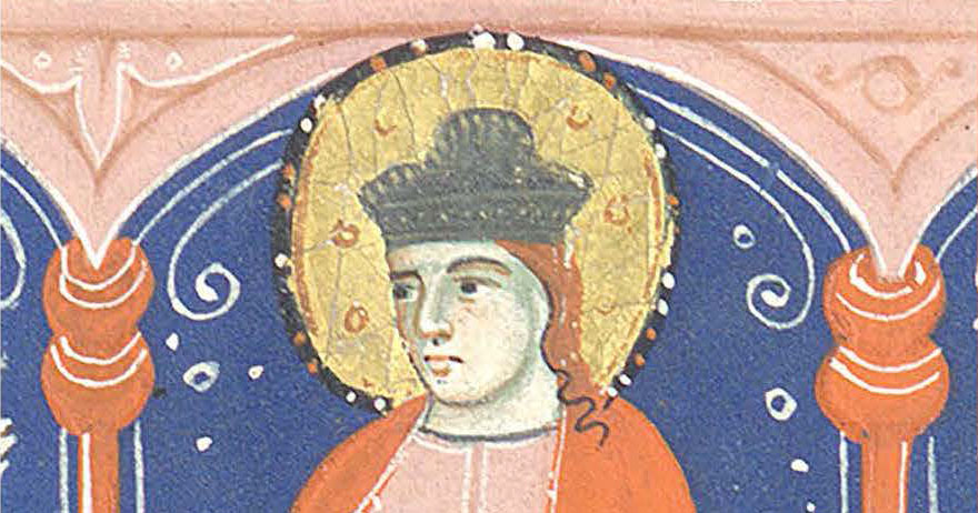 dipinto medioevale di donna