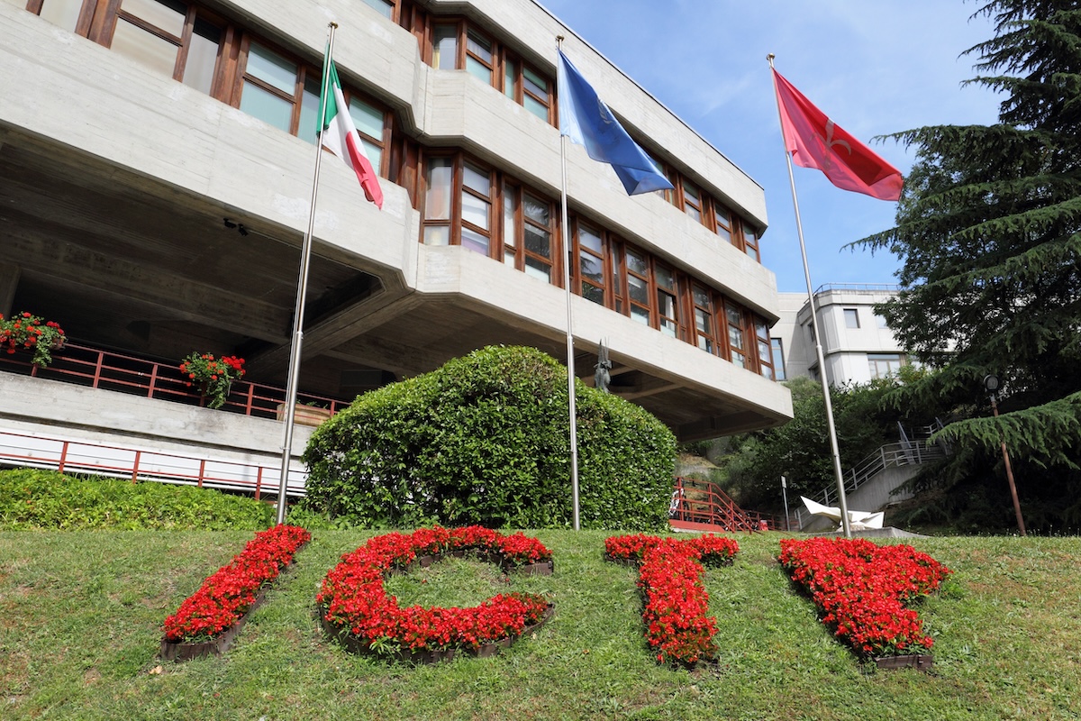 Ingresso dell'ICTP a Trieste