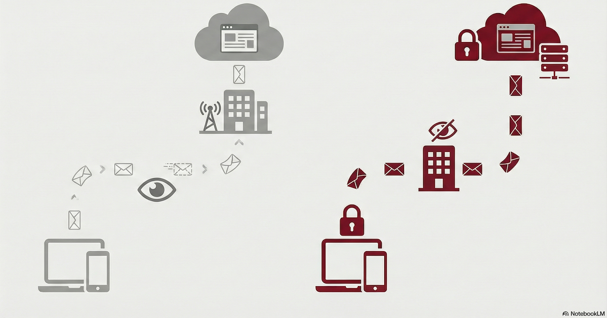 Schema di funzionamento di una VPN