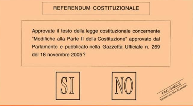 scheda referendum