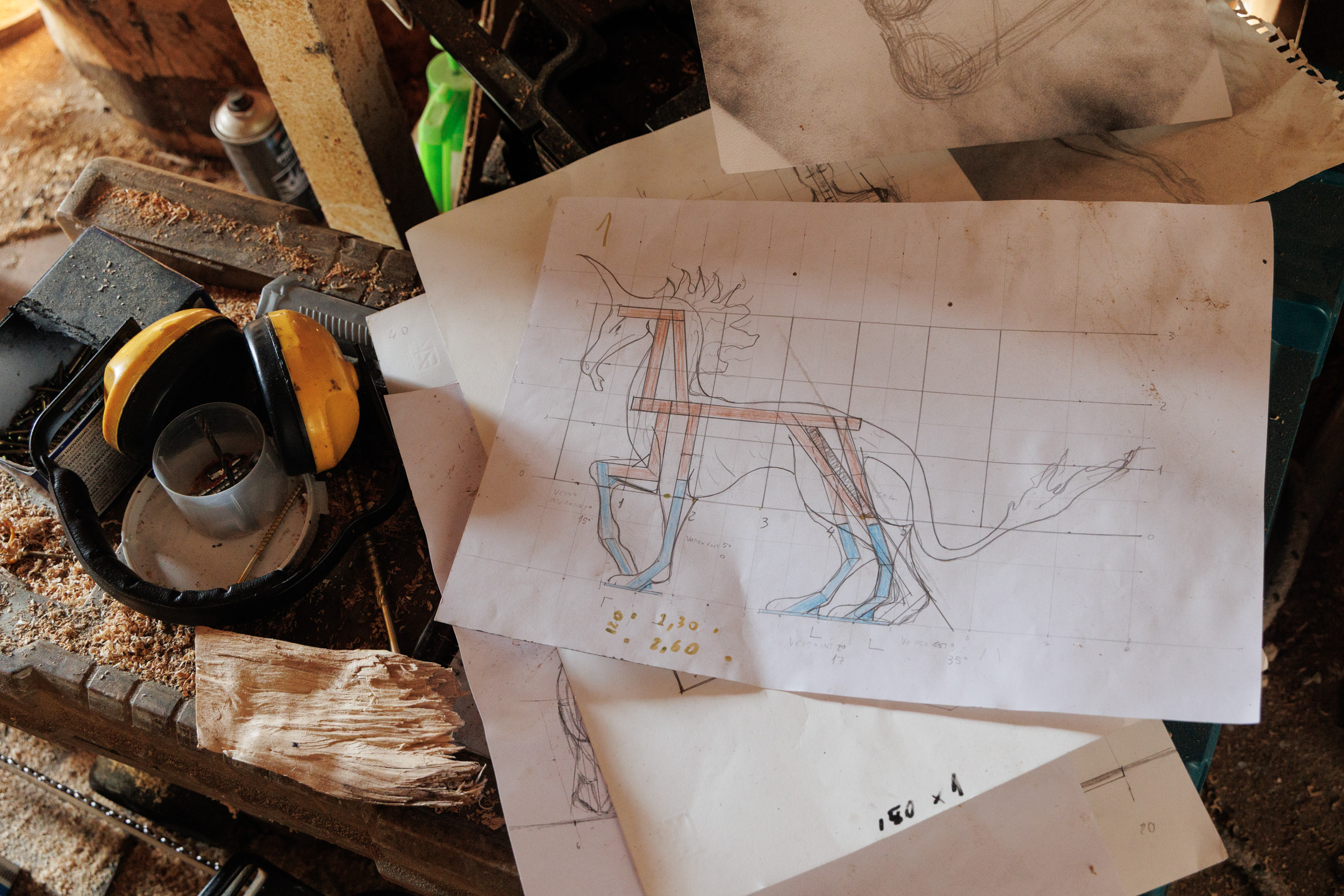 L'atelier di Martalar a Mezzaselva di Roana, sull'Altopiano dei Sette Comuni (Vicenza). Foto: Massimo Pistore