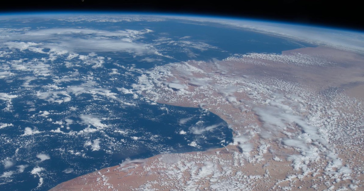 La Terra vista dall'orbita della Stazione spaziale internazionale. Foto: NASA