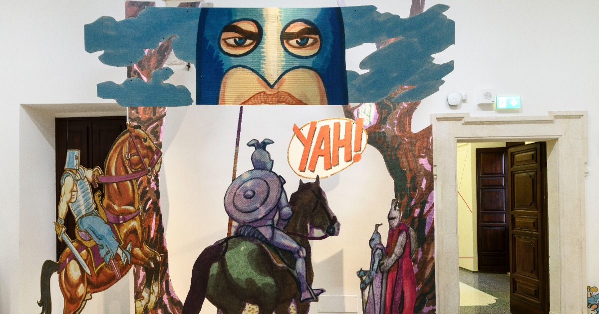 Andrea Pazienza al MAXXI L'Aquila, immagini dell'allestimento