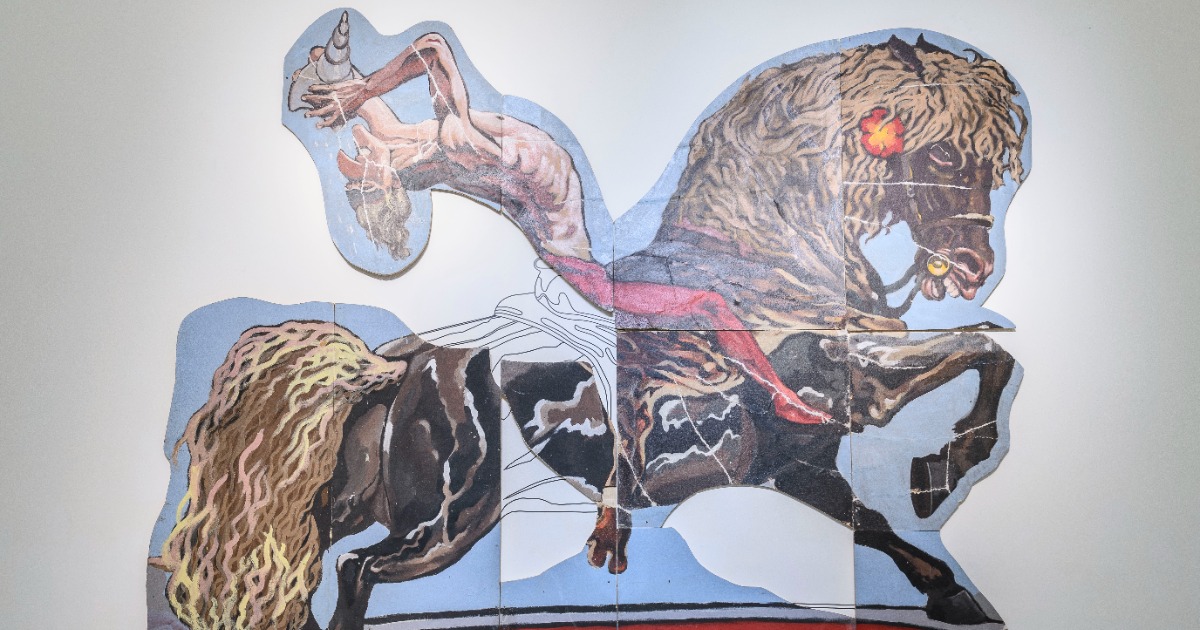 Andrea Pazienza al MAXXI L'Aquila, immagini dell'allestimento