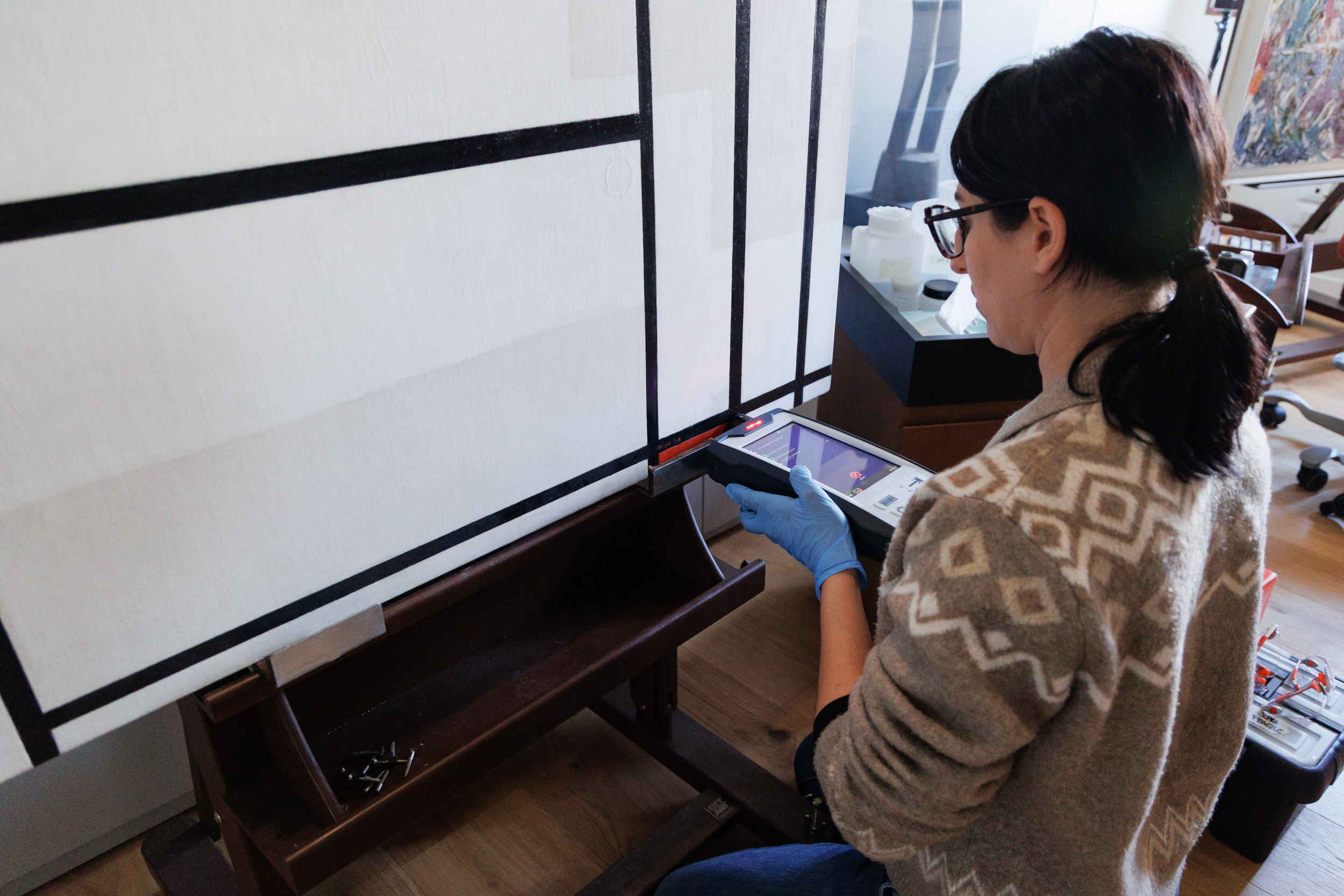 Gli interventi di restauro, Collezione Peggy Guggenheim di Venezia. Foto: Massimo Pistore