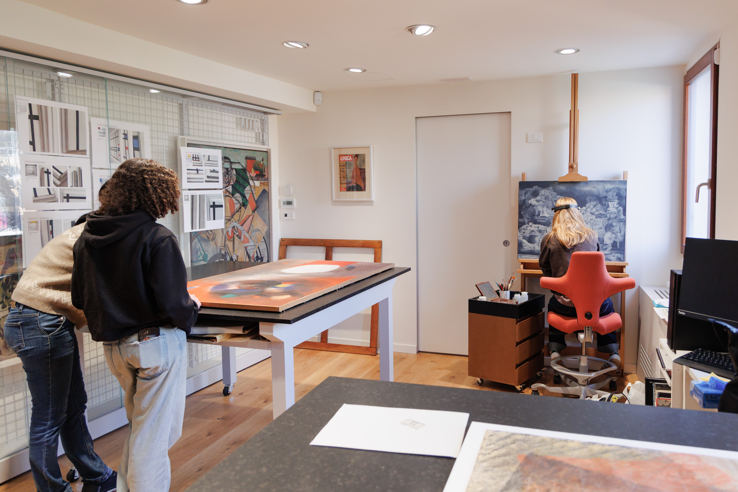 Gli interventi di restauro, Collezione Peggy Guggenheim di Venezia. Foto: Massimo Pistore