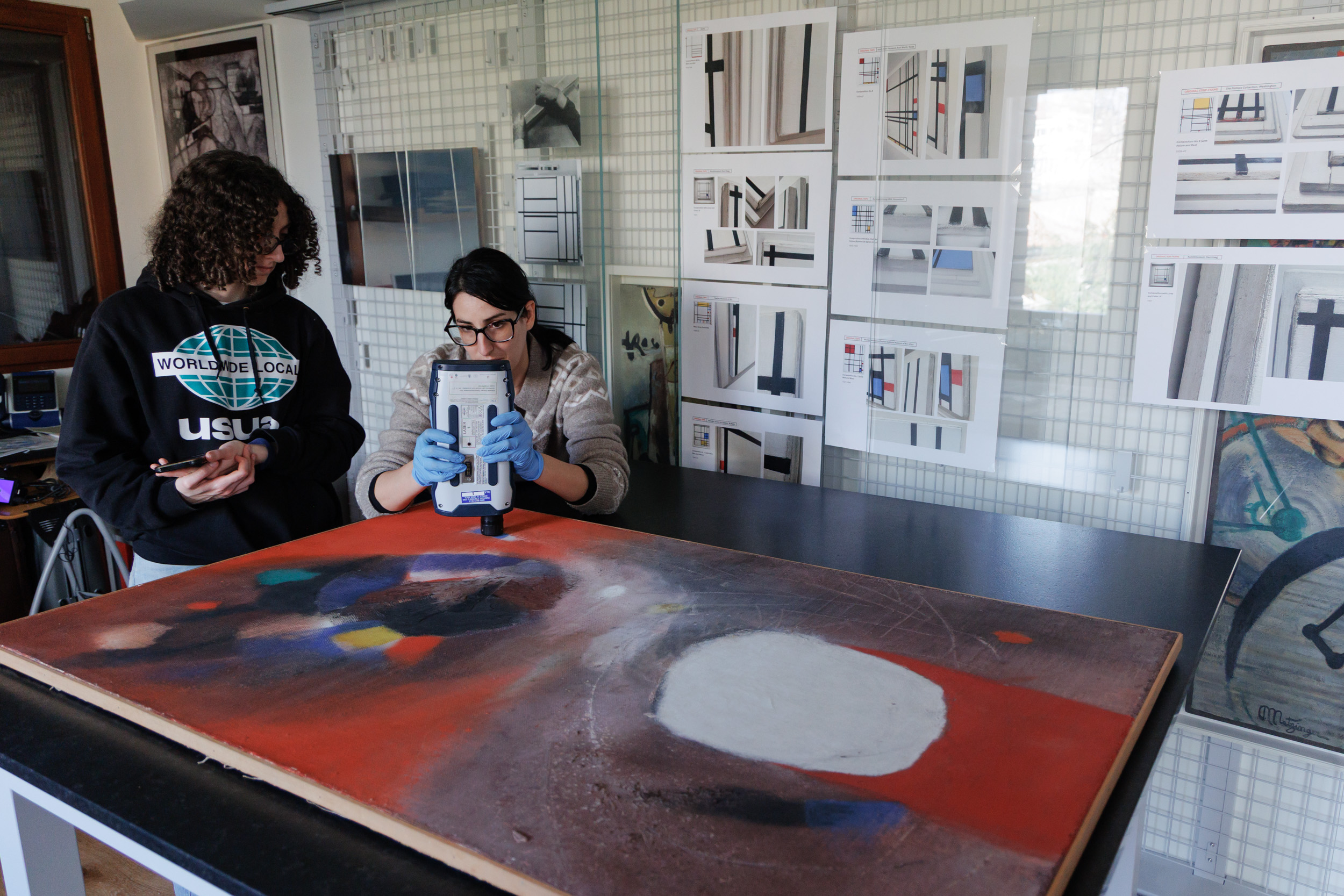 Gli interventi di restauro, Collezione Peggy Guggenheim di Venezia. Foto: Massimo Pistore