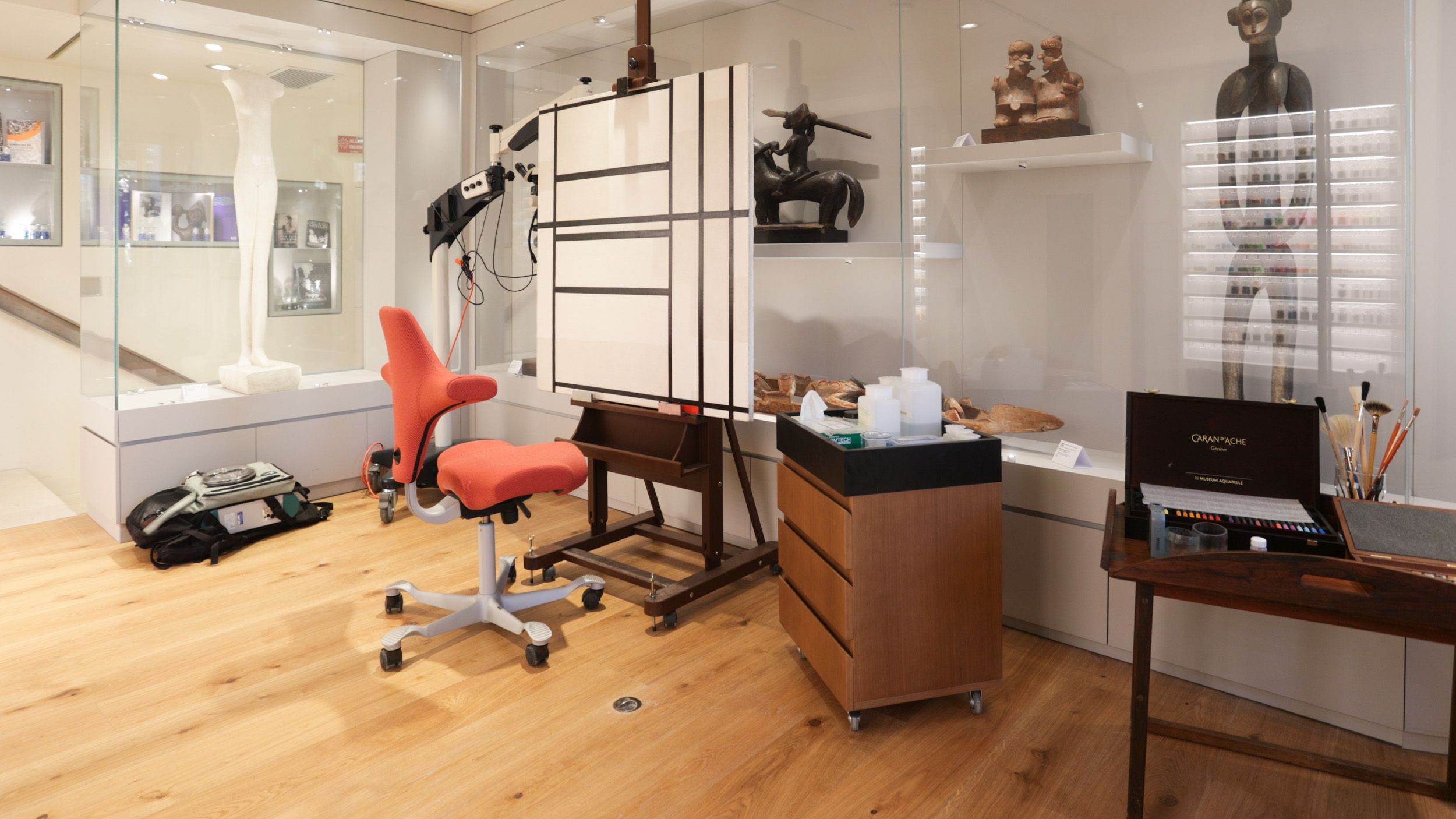 Conservation Lab, Collezione Peggy Guggenheim, Venezia. Foto: Massimo Pistore