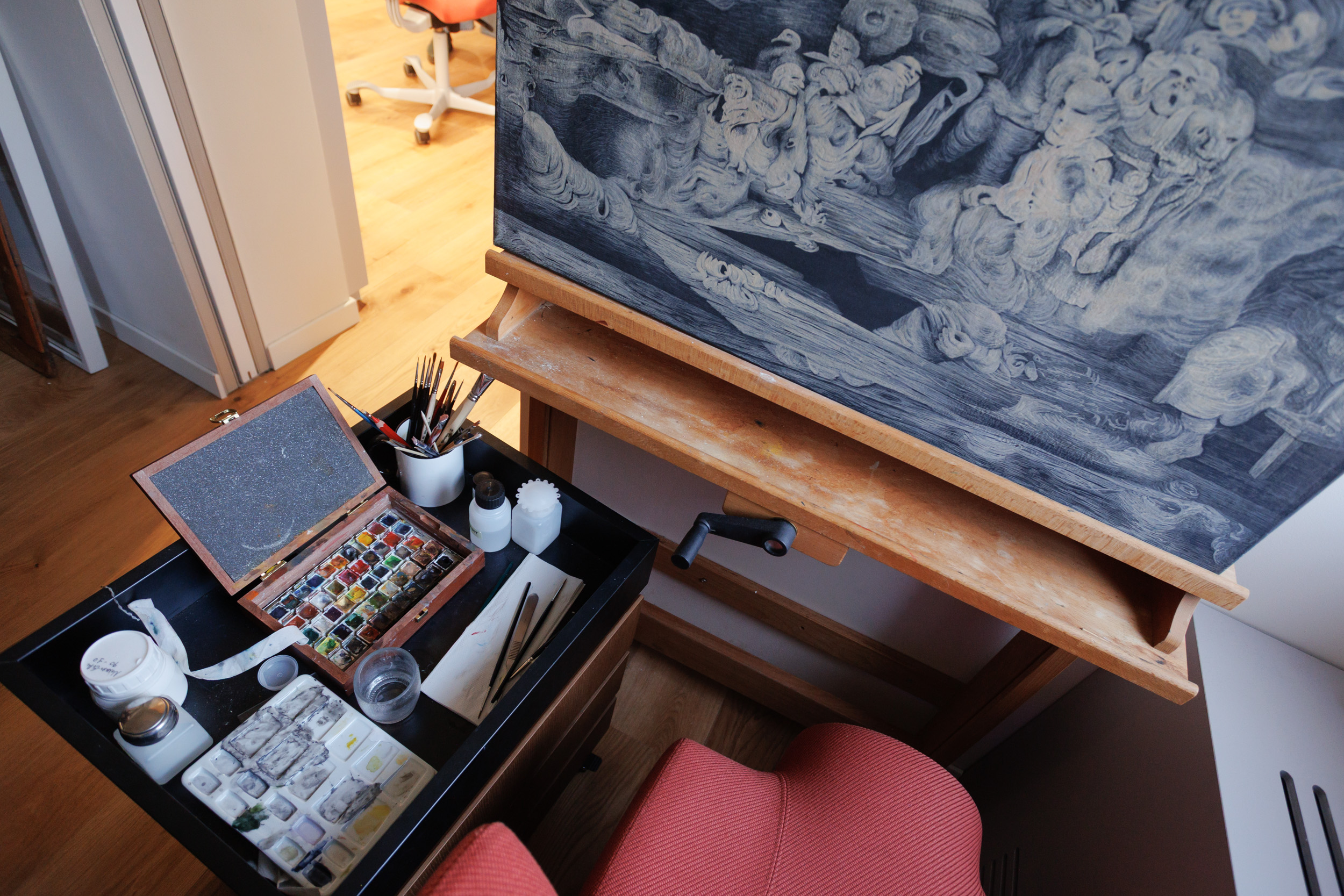 Conservation Lab, Collezione Peggy Guggenheim, Venezia. Foto: Massimo Pistore