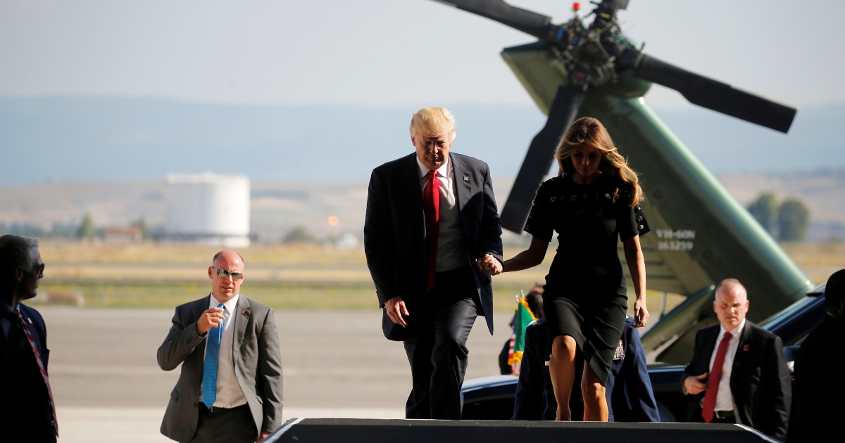 Donald e Melania Trump