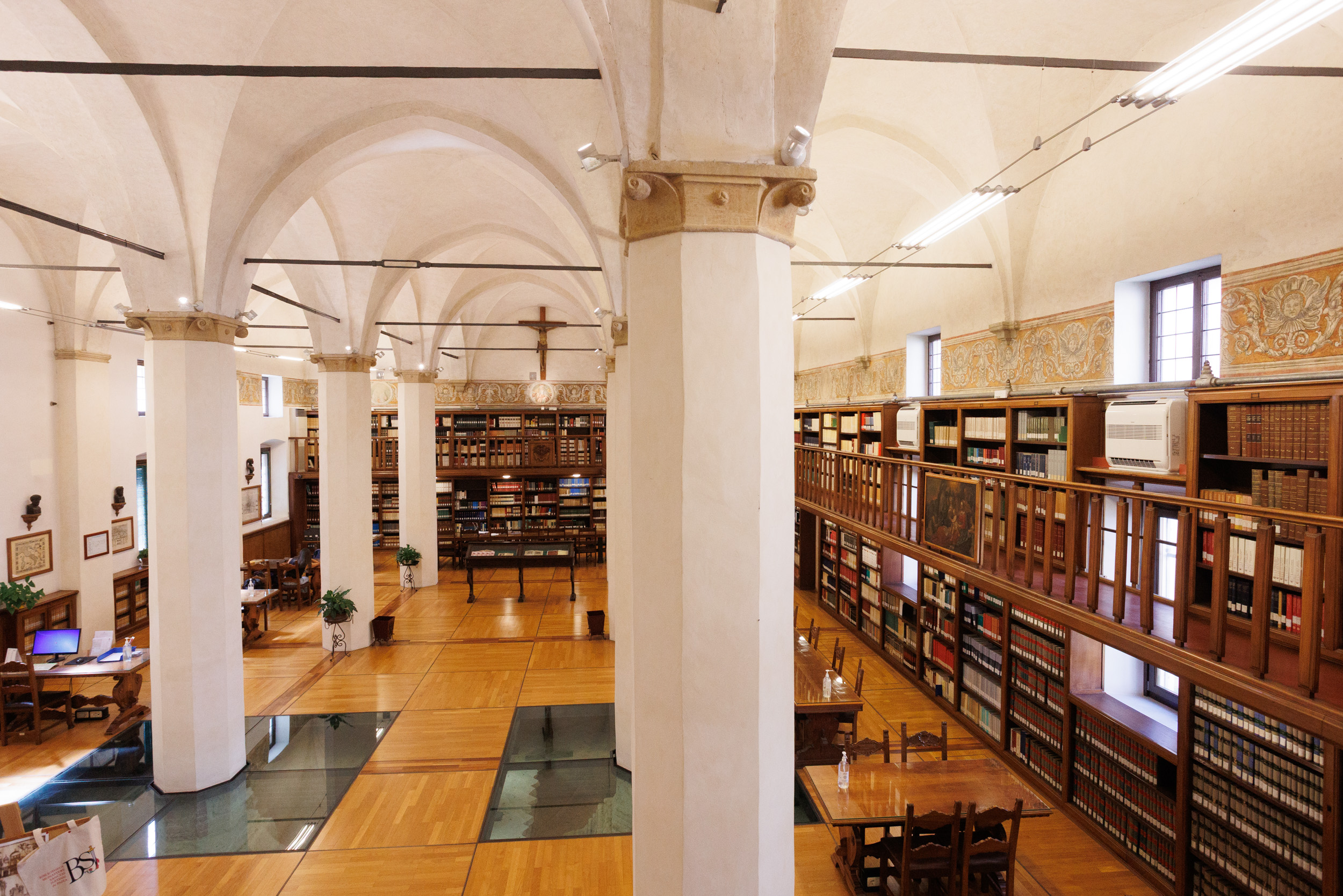 Biblioteca di Santa Giustina. Foto: Massimo Pistore