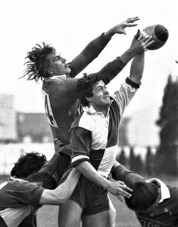 Andrea Rinaldo, rugby, anni Settanta, per gentile concessione Petrarca Rugby Andrea Rinaldo, rugby, anni Settanta, per gentile concessione Petrarca Rugby