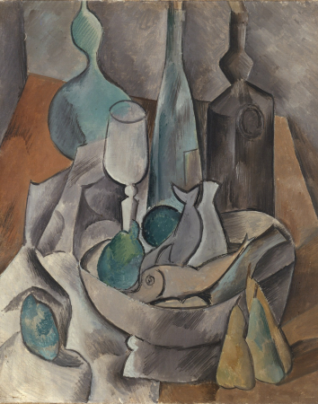 Picasso Pesci e bottiglie Picasso Pesci e bottiglie