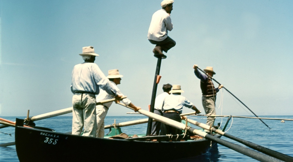 foto marinai in barca