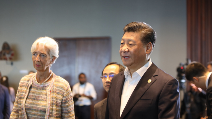 Lagarde e Xi
