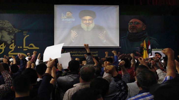 Il leader di Hezbollah, Hassan Nasrallah