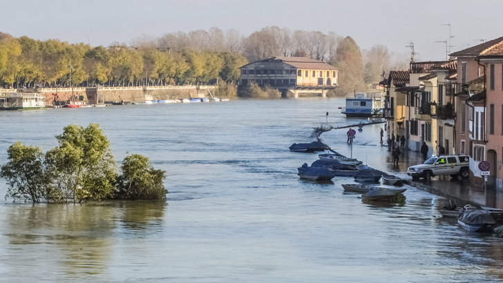 alluvione in provincia di Pavia, 2014