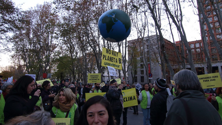 marcia per il clima Madrid