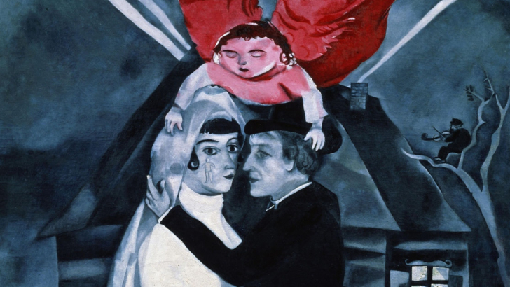 Marc Chagall, Il matrimonio, 1918 Marc Chagall, Il matrimonio, 1918