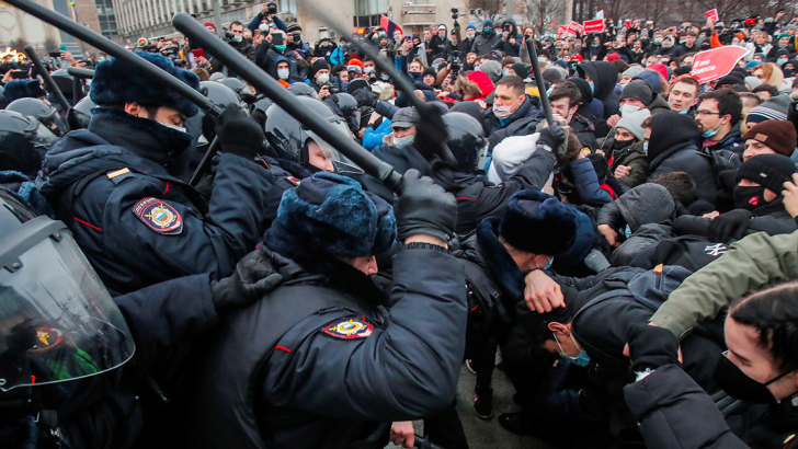 Proteste in russia per Navalny