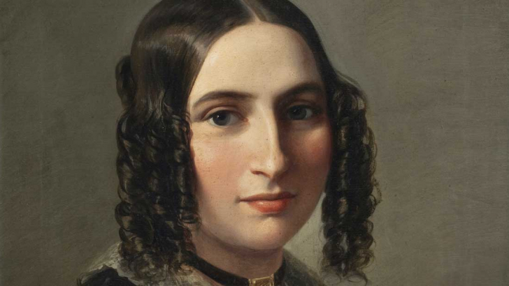 Portrait-of-Fanny-Mendelssohn-Hensel---Artisti-Moritz-Daniel-Oppenheim-(Jewish-Museum,-New-York)