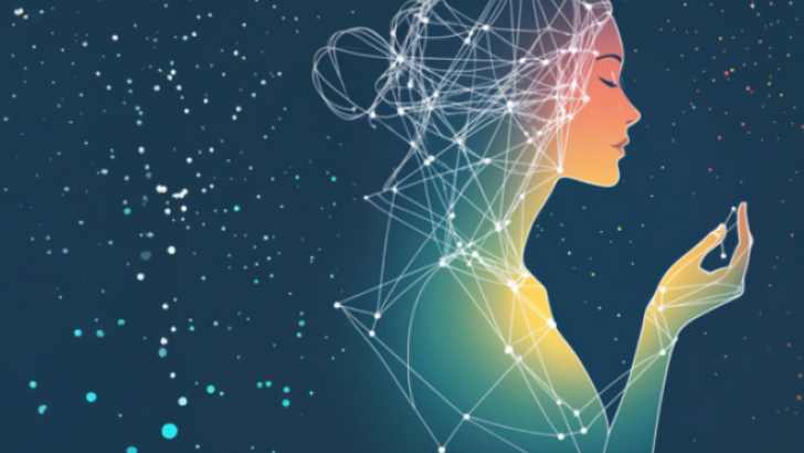 figura femminile nel cielo