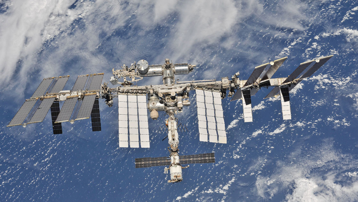 La Stazione Spaziale Internazionale.