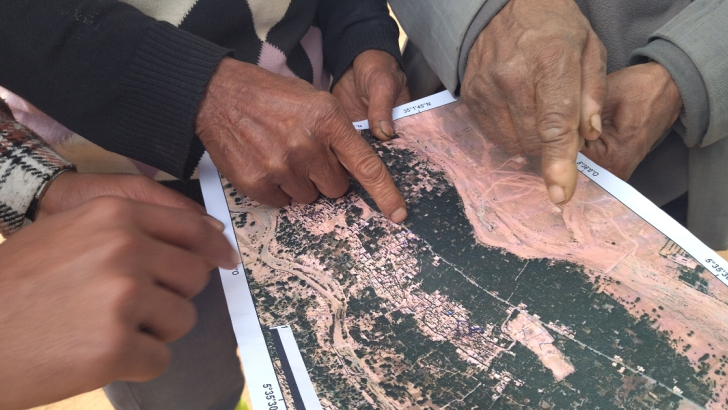 La mappa della khettara