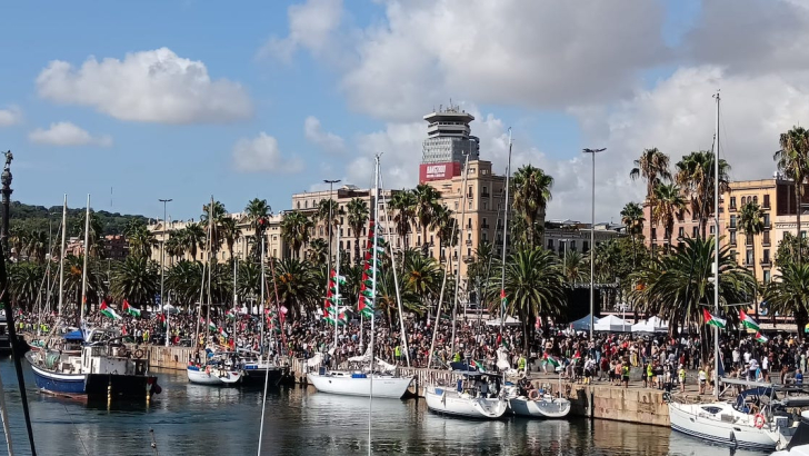 Global Sumud Flotilla, Molo di Barcellona