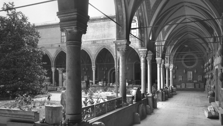 foto del chiostro dei musei civici di pd