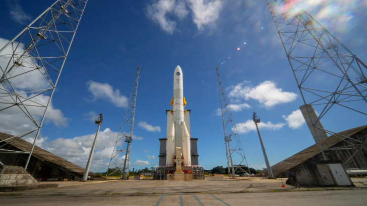 Un razzo Ariane-6 in fase di test. Foto: ESA