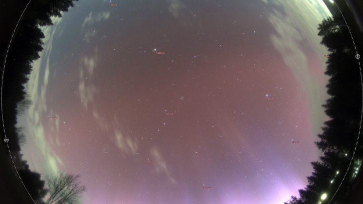 aurora boreale in italia