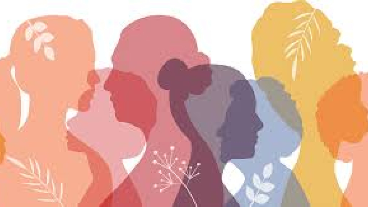 profili colorati di donne