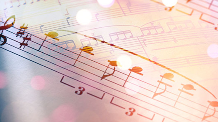 spartito patinato con luci 