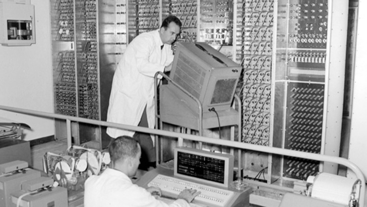 foto d'archivio storia dell'informatica