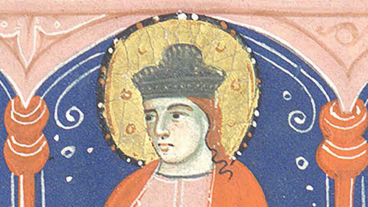 dipinto medioevale di donna