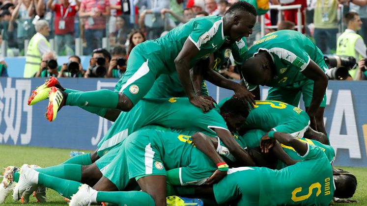 la squadra del Senegal