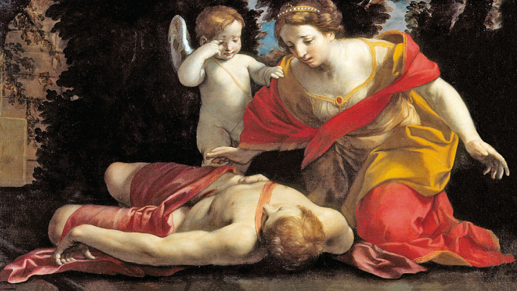 Giovan Francesco Gessi (Bologna 1588 – 1649) Morte di Adone