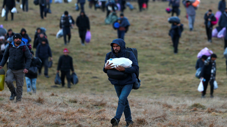 Migranti lungo la rotta dei Balcani Migranti lungo la rotta dei Balcani
