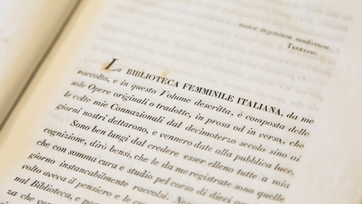 Biblioteca femminile Biblioteca femminile