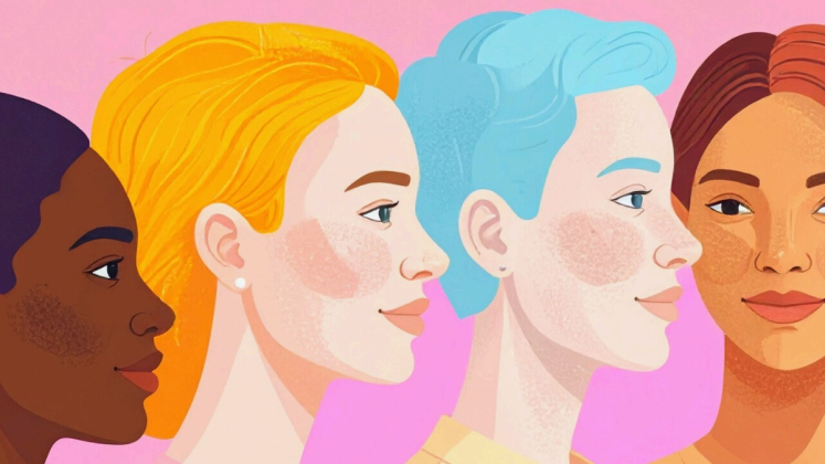 disegno volti di donne